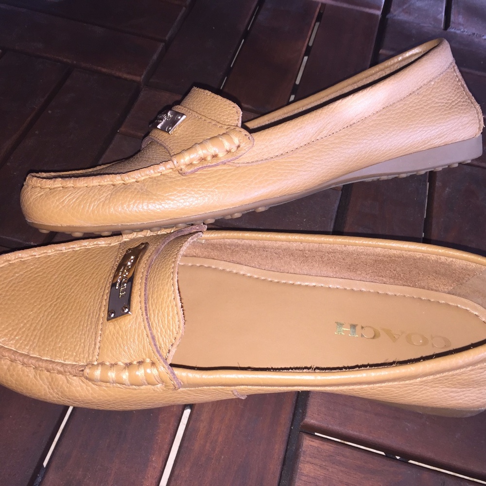 COACH Loafers Mustard